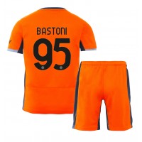 Camisa de time de futebol Inter Milan Alessandro Bastoni #95 Replicas 3º Equipamento Infantil 2023-24 Manga Curta (+ Calças curtas)